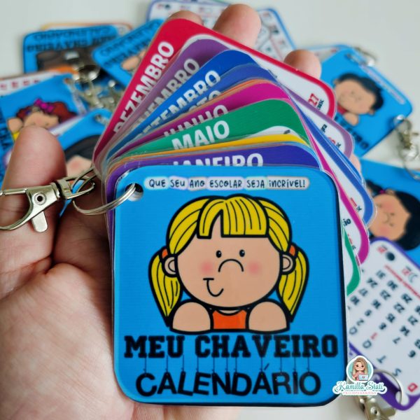 Chaveiro calendário 2025 - Imagem 4