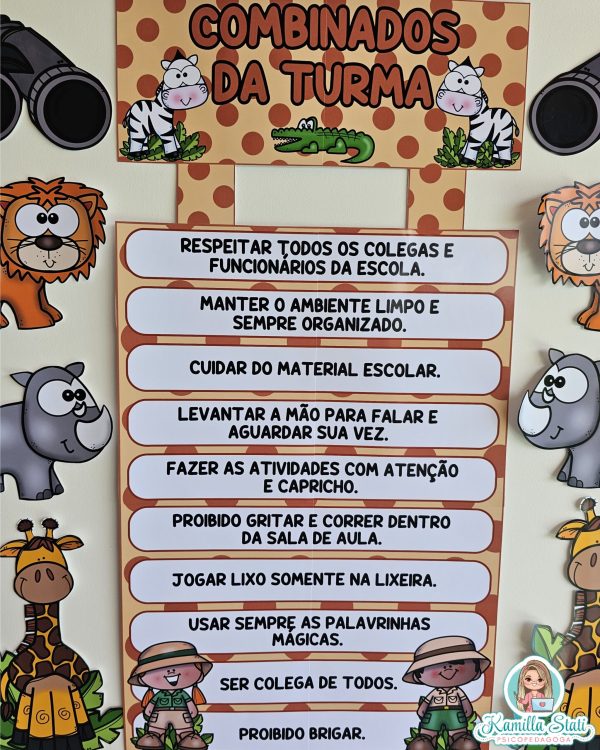 Combinados da turma: Safari - Imagem 2