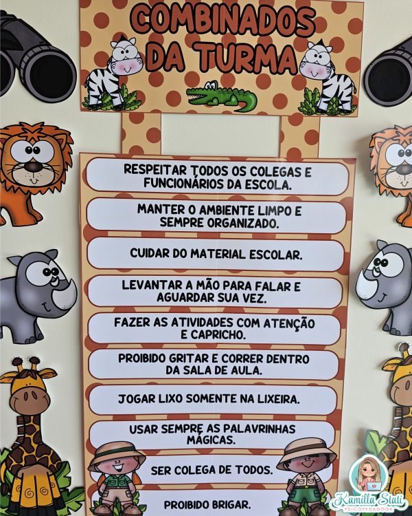 Combinados da turma: Safari - Imagem 3