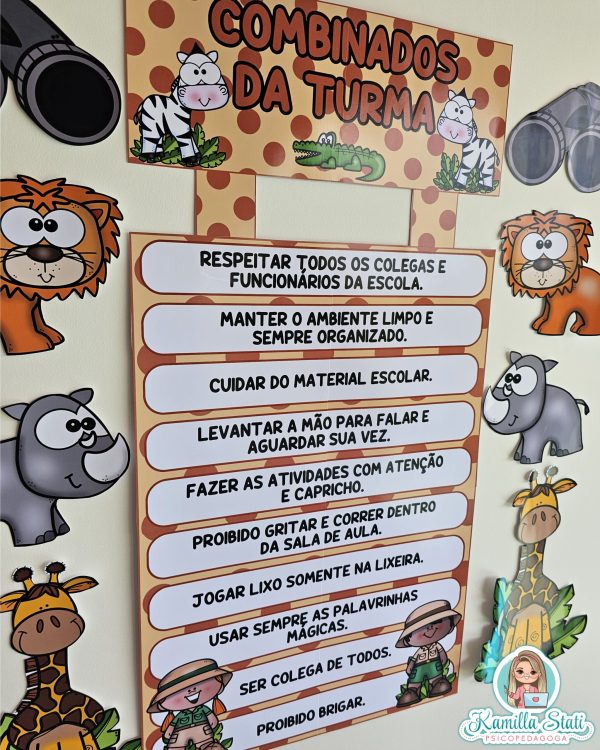 Combinados da turma: Safari