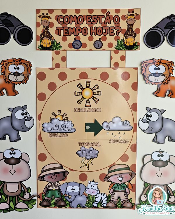 Como está o tempo hoje? Safari