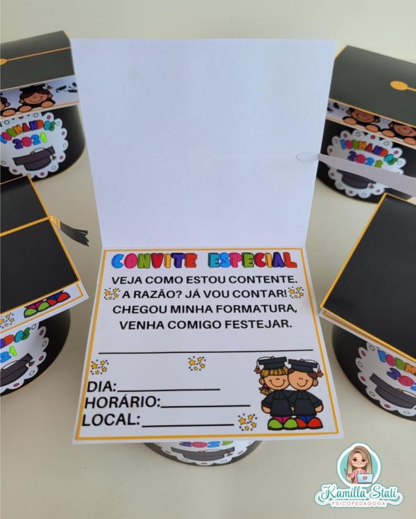 Convite formatura capelo 2024 - Imagem 2