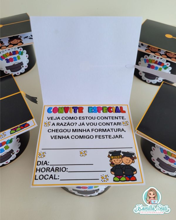 Convite formatura capelo 2024 - Imagem 6