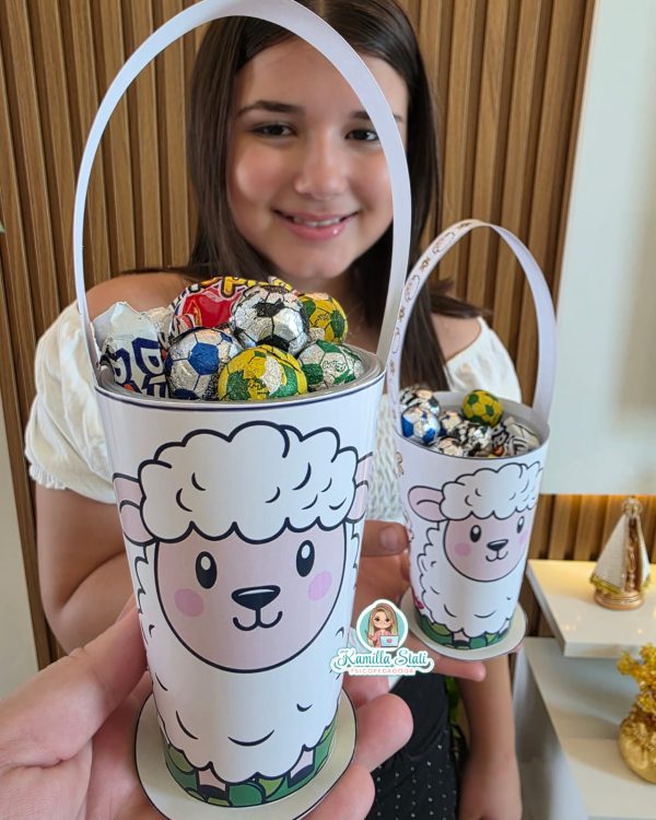 Copo de doces ovelha