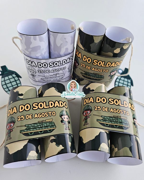 Coroa e binóculo dia do soldado - Imagem 6