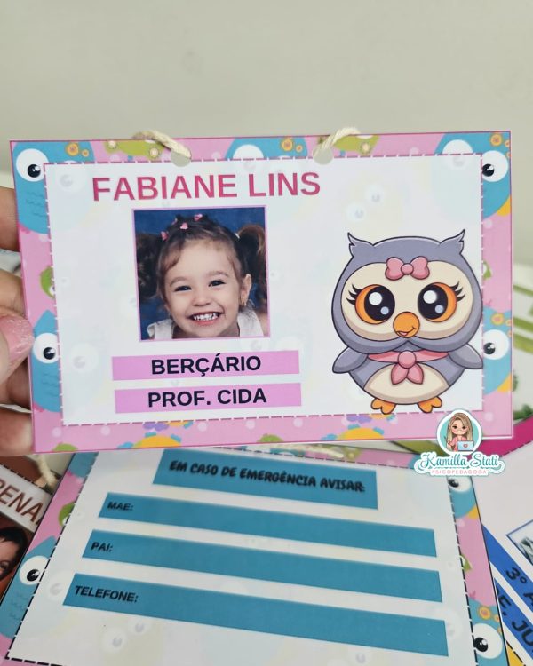 Crachá de pescoço com identificação - Imagem 4
