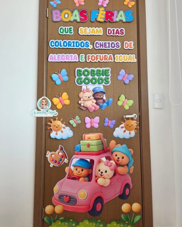 Decoração de Porta Boas Férias com Bobbie Goods - Imagem 2
