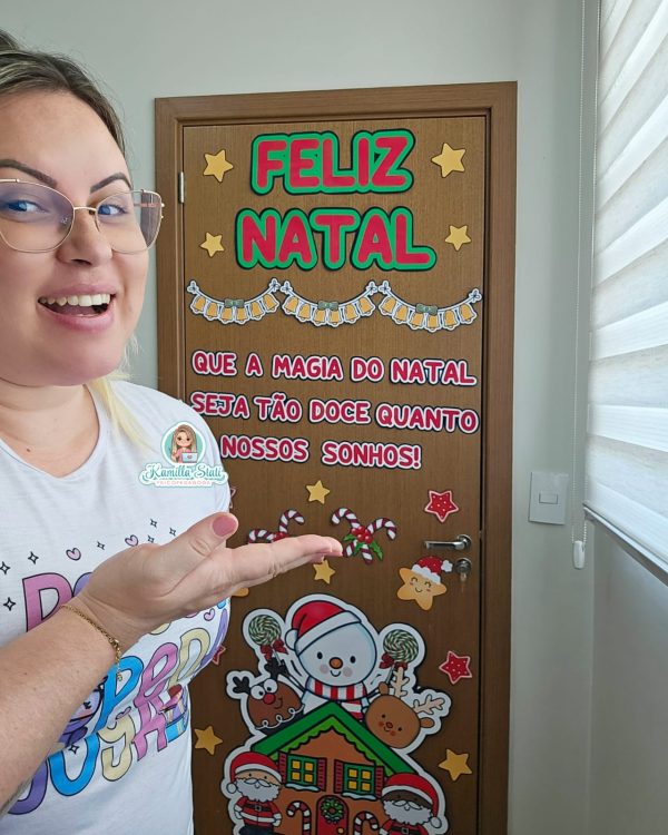 Decoração de porta Doce Natal - Imagem 6