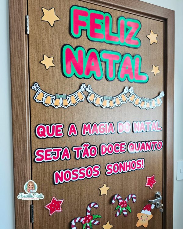 Decoração de porta Doce Natal - Imagem 3