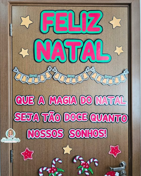 Decoração de porta Doce Natal - Imagem 5