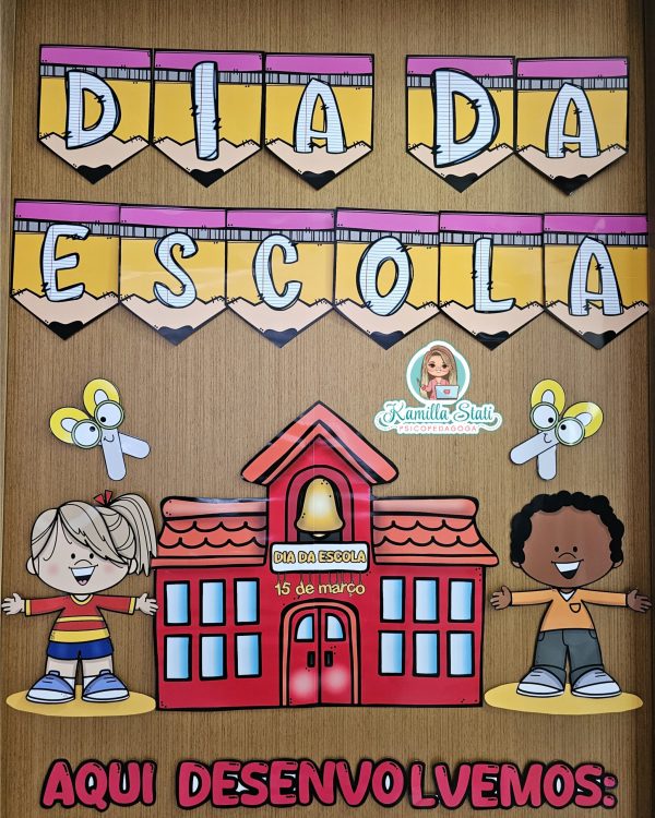 Decoração de porta: dia da escola - Imagem 3