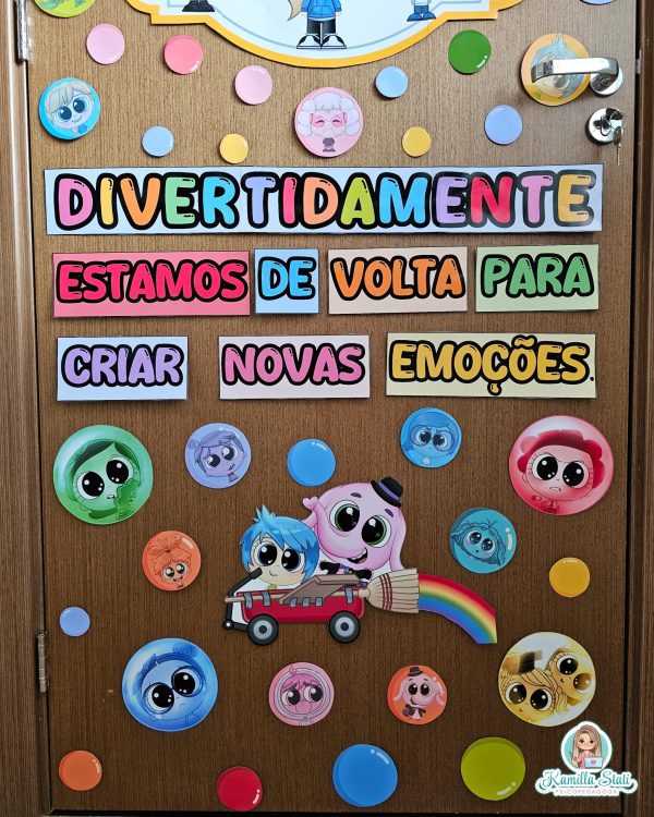 Decoração de porta volta às aulas divertidamente - Imagem 3