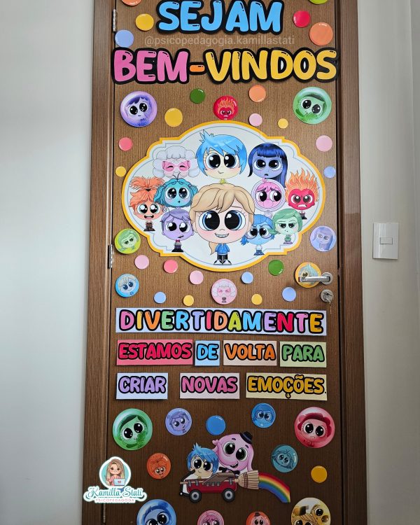 Decoração de porta volta às aulas divertidamente - Imagem 6