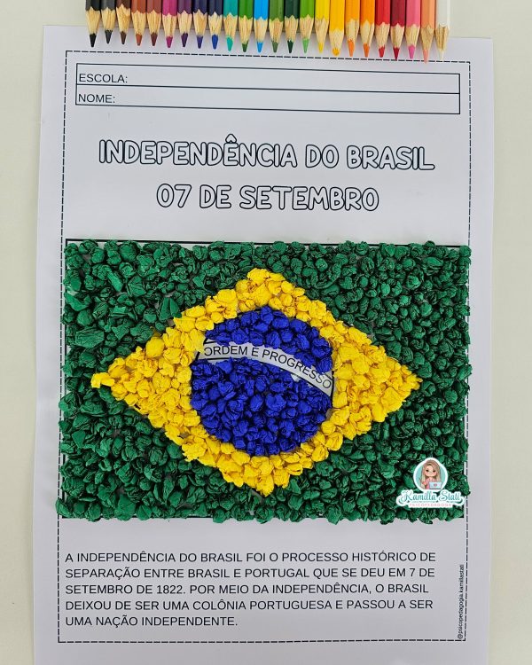Desenhos para colorir 07 de setembro - Imagem 2
