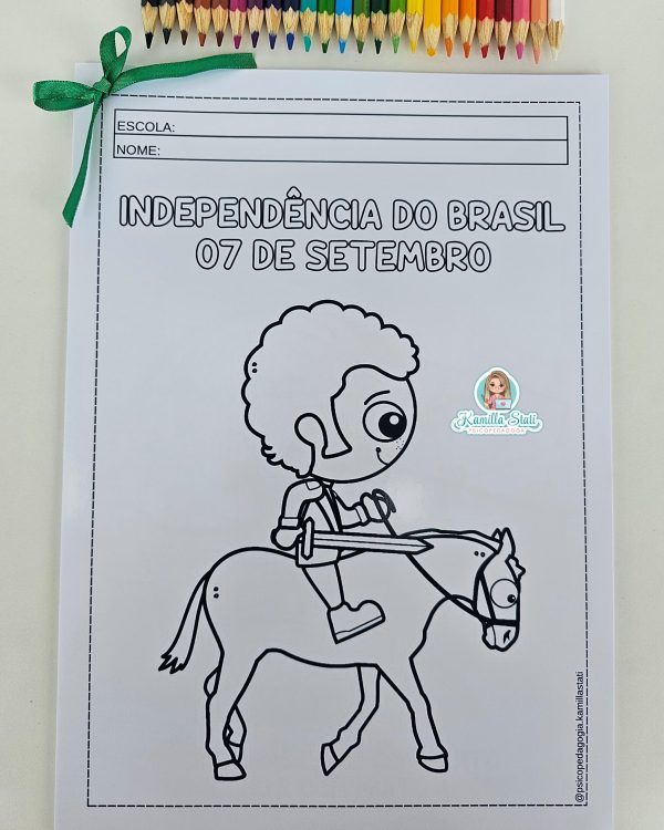 Desenhos para colorir 07 de setembro - Imagem 4