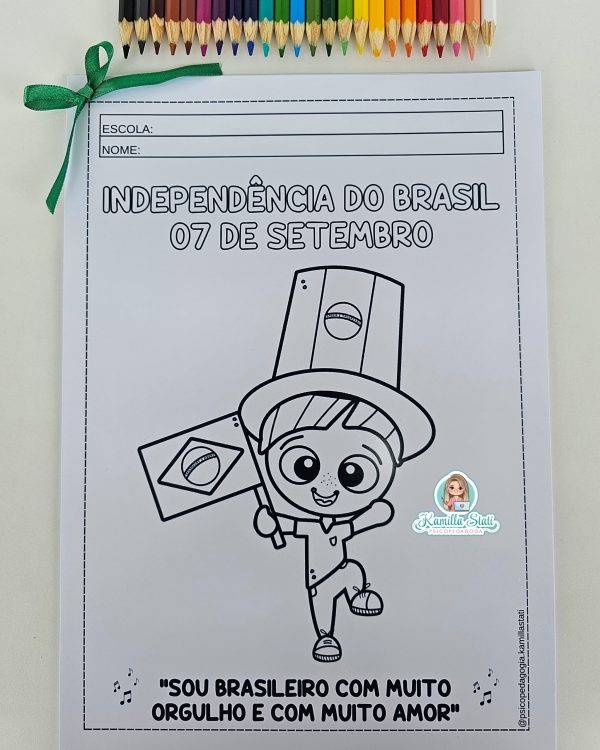 Desenhos para colorir 07 de setembro - Imagem 5