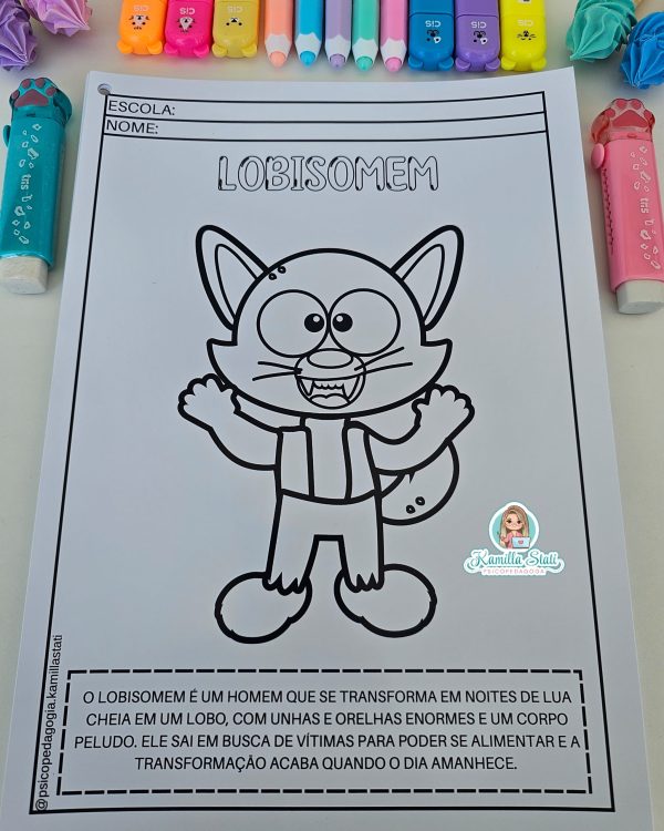 Desenhos para colorir folclore - Imagem 5
