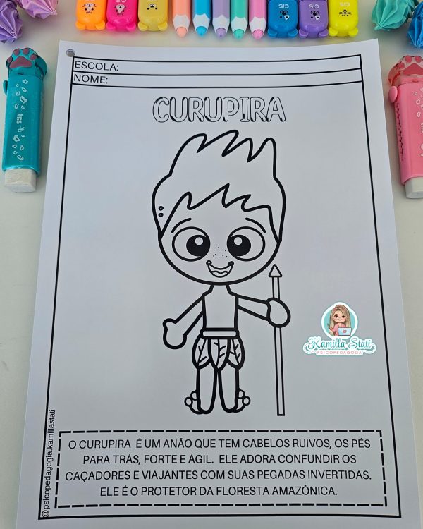 Desenhos para colorir folclore - Imagem 6