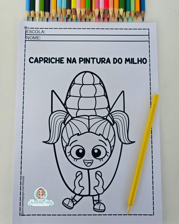 Desenhos para colorir: frutas e legumes - Imagem 3