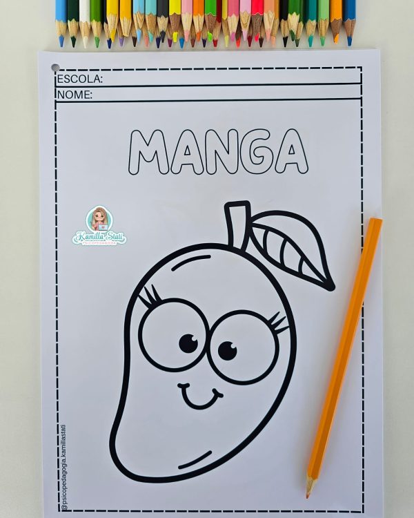 Desenhos para colorir: frutas e legumes - Imagem 4