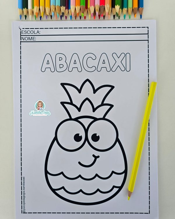 Desenhos para colorir: frutas e legumes - Imagem 5
