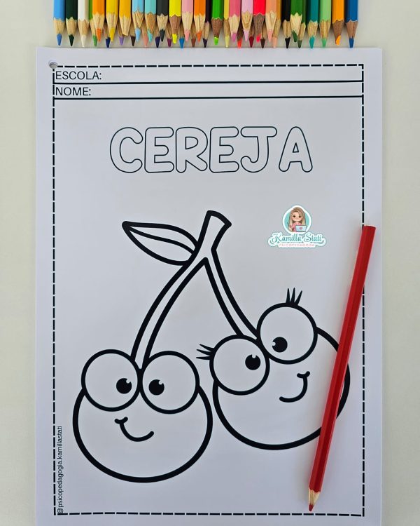 Desenhos para colorir: frutas e legumes - Imagem 6