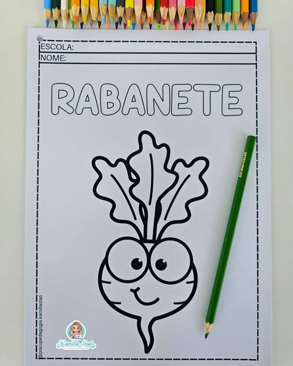 Desenhos para colorir: frutas e legumes - Imagem 8