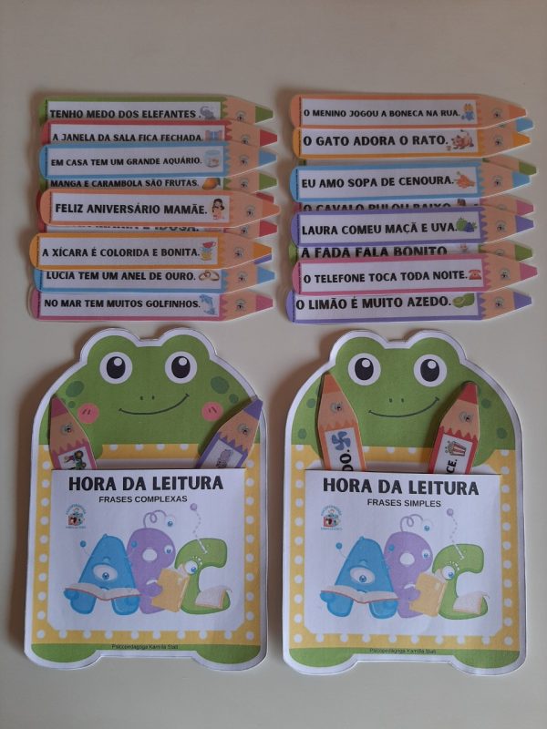 Fichas de leitura: sapinho