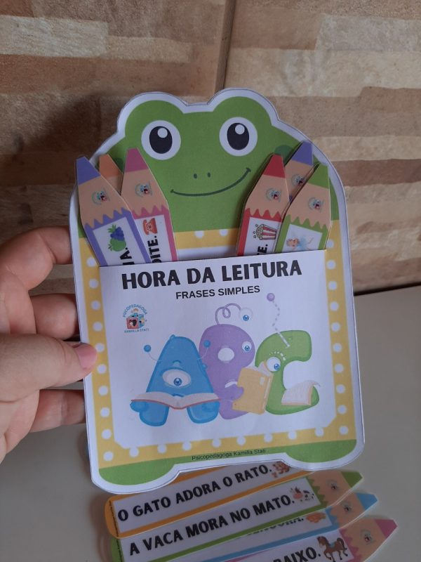 Fichas de leitura: sapinho - Imagem 3