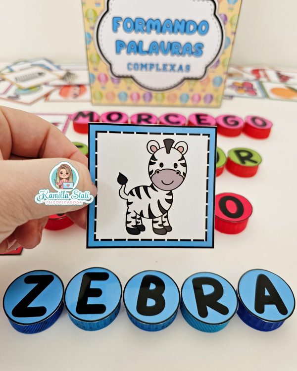 Formando palavras complexas com tampinhas - Imagem 5