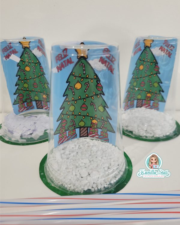 Globo de neve natalino
