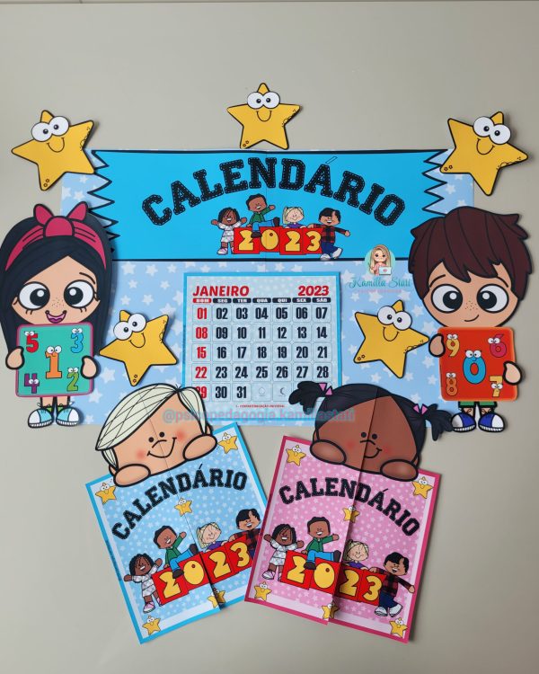 Calendário de parede 2023