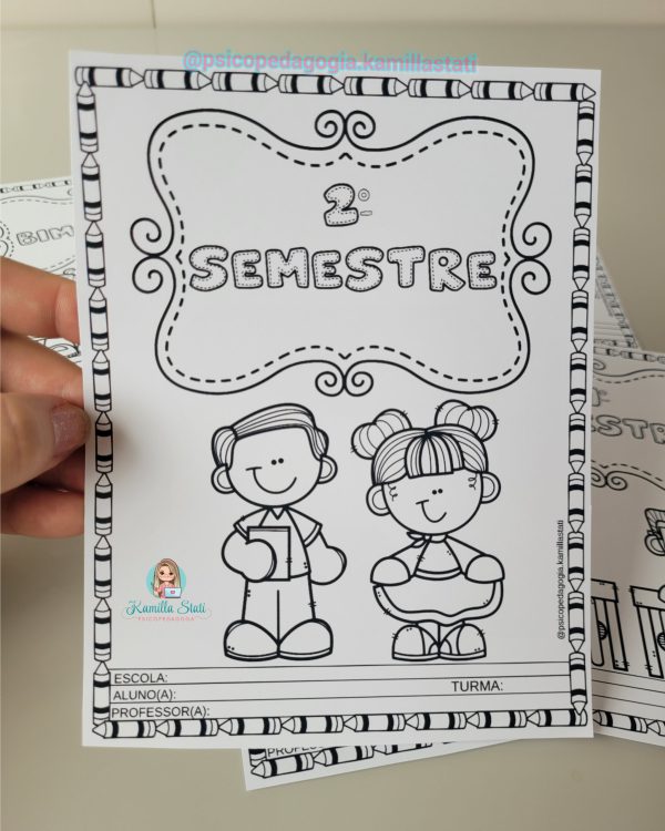 Capas bimestrais para colorir - Imagem 4