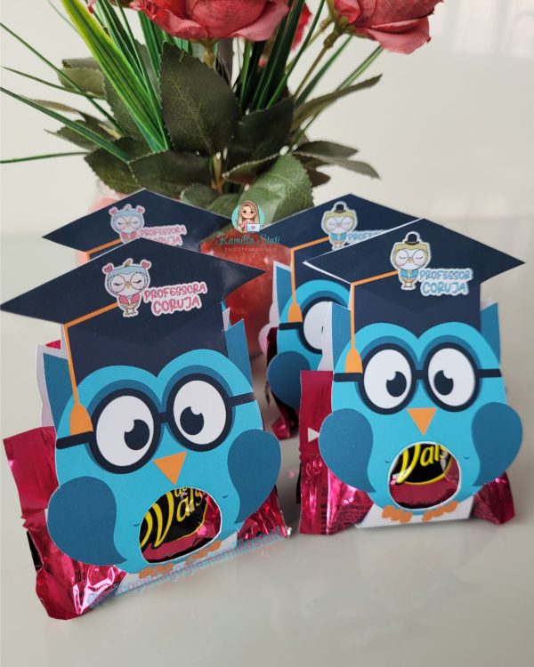 Porta bombom coruja para professores - Imagem 2