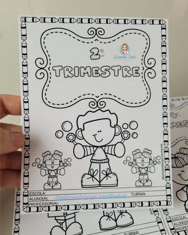 Capas trimestrais para cadernos - Imagem 3