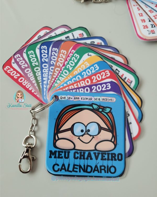 Chaveiro calendário 2023 - Imagem 3