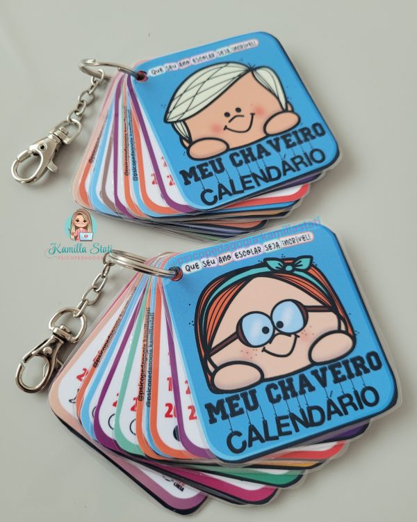 Chaveiro calendário 2023