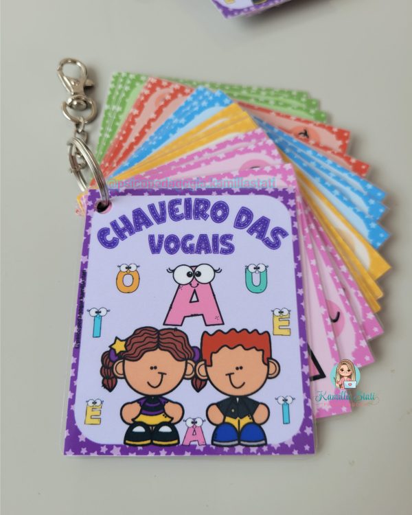 Chaveiro das vogais