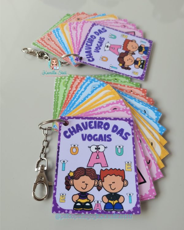 Chaveiro das vogais - Imagem 6