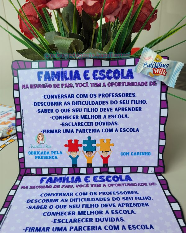 Cartões para reunião de pais - Imagem 5