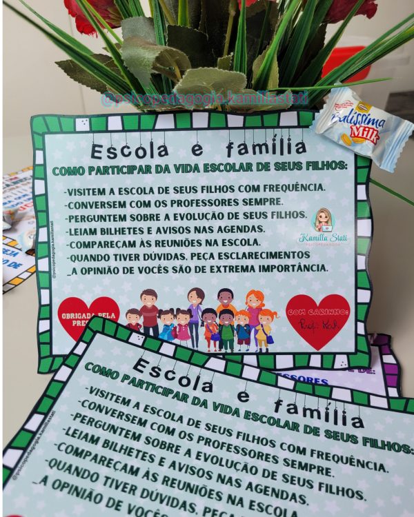 Cartões para reunião de pais - Imagem 6