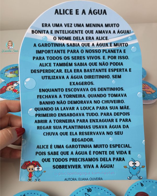 Luva: dia da água (Alice e a água) - Imagem 2