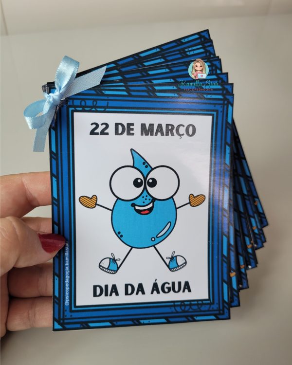 Mini livrinho interativo: dia da água - Imagem 5