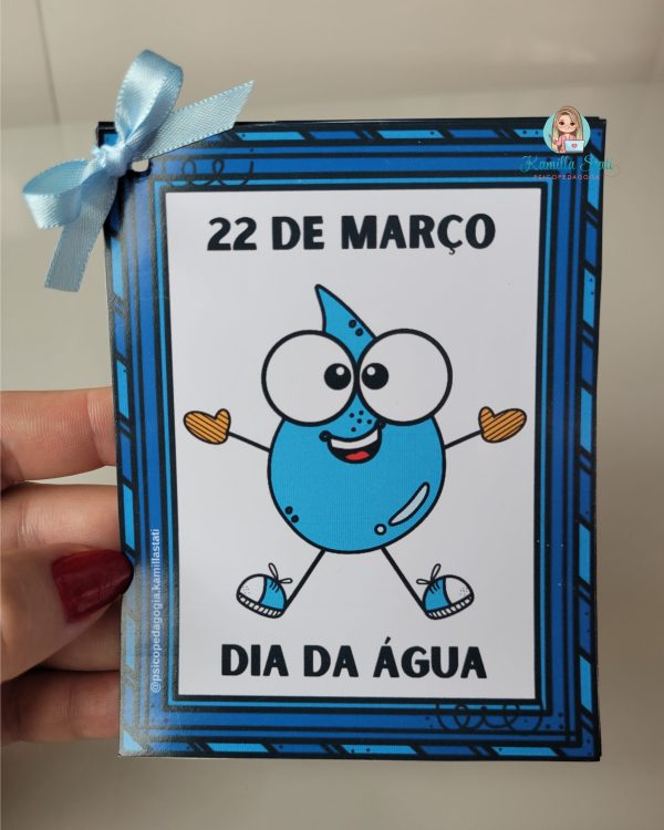 Mini livrinho interativo: dia da água