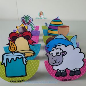 Dança sincronizada: símbolos da páscoa