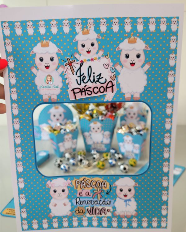 Kit Páscoa cristã ovelha - Imagem 6