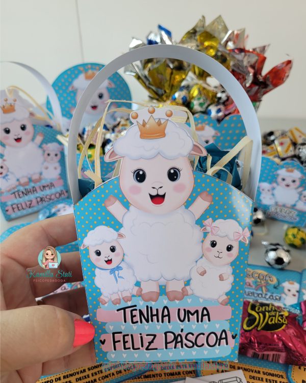Kit Páscoa cristã ovelha - Imagem 7