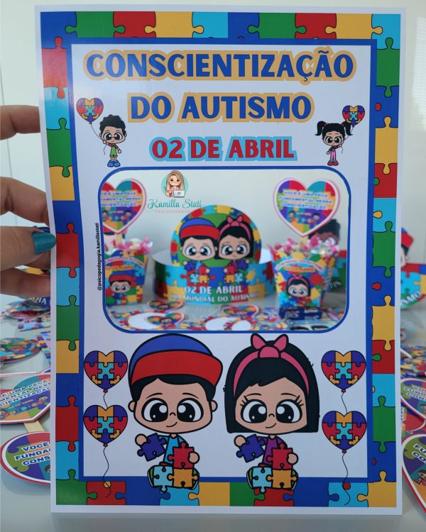 Kit dia do autismo - Imagem 9