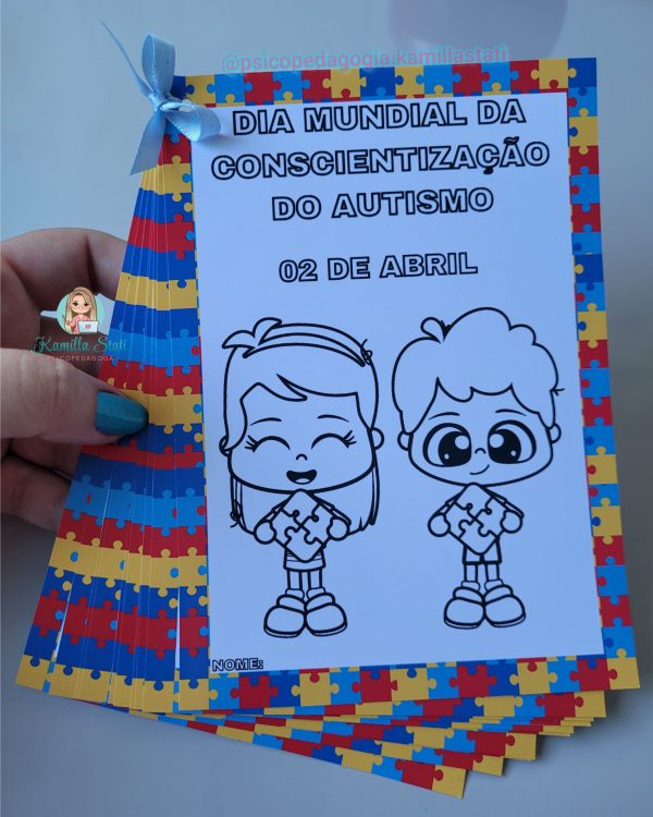 Mini Livrinho: dia do autismo - Imagem 2