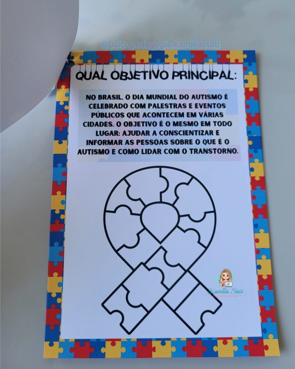 Mini Livrinho: dia do autismo - Imagem 4